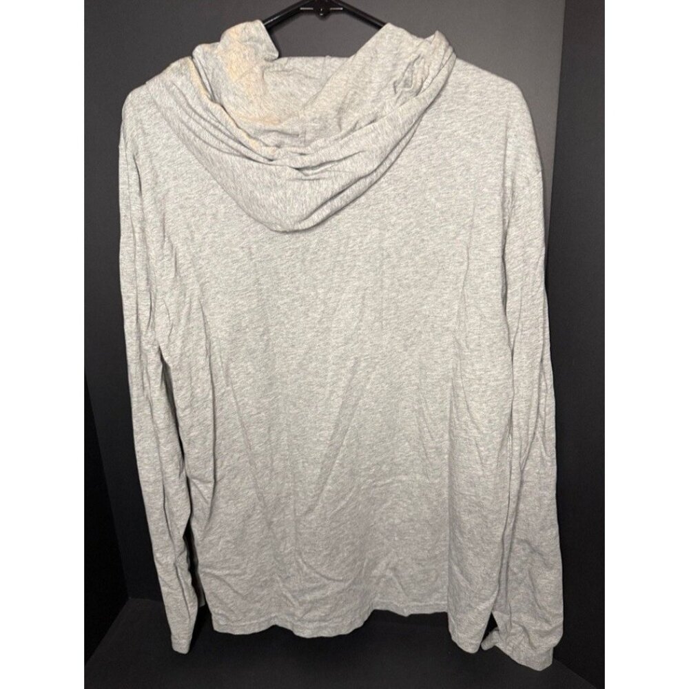 Polo Ralph Lauren Shirt Mens L Gray Pullover Hoodie Long Sleeve Preppy - Picture 2 of 5
